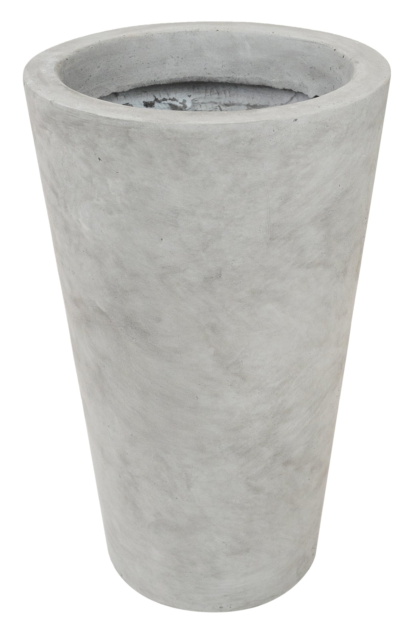 Ghiveci pt plante H40x D25 cm. gri ciment