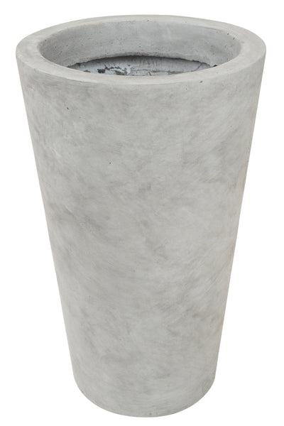 Ghiveci pt plante H40x D25 cm. gri ciment