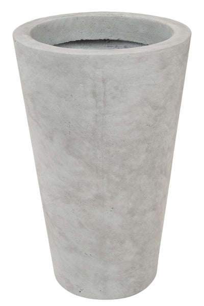 Ghiveci pt plante H40x D25 cm. gri ciment