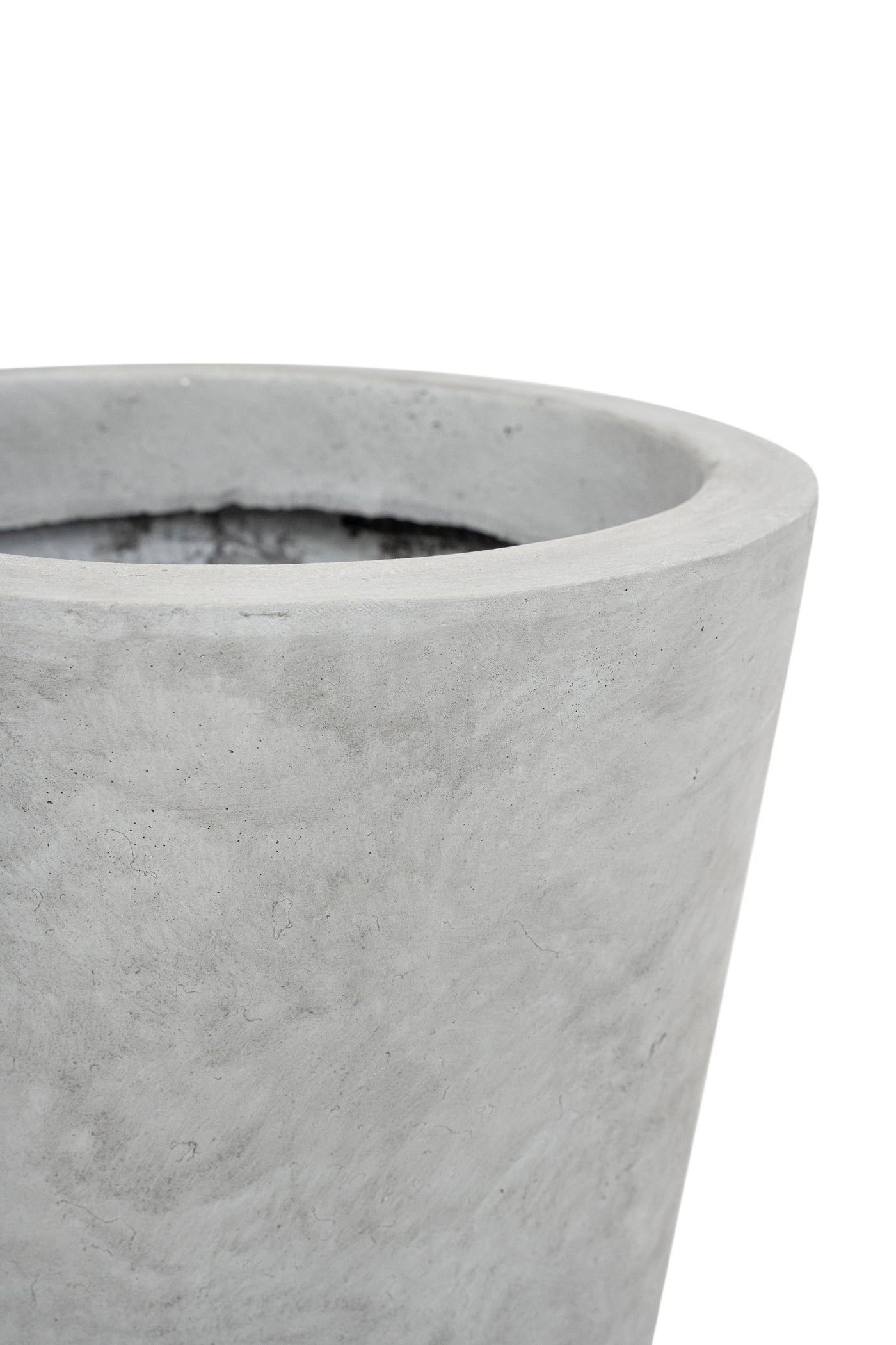 Ghiveci pt plante H40x D25 cm. gri ciment