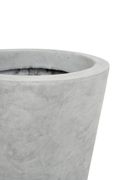 Ghiveci pt plante H40x D25 cm. gri ciment