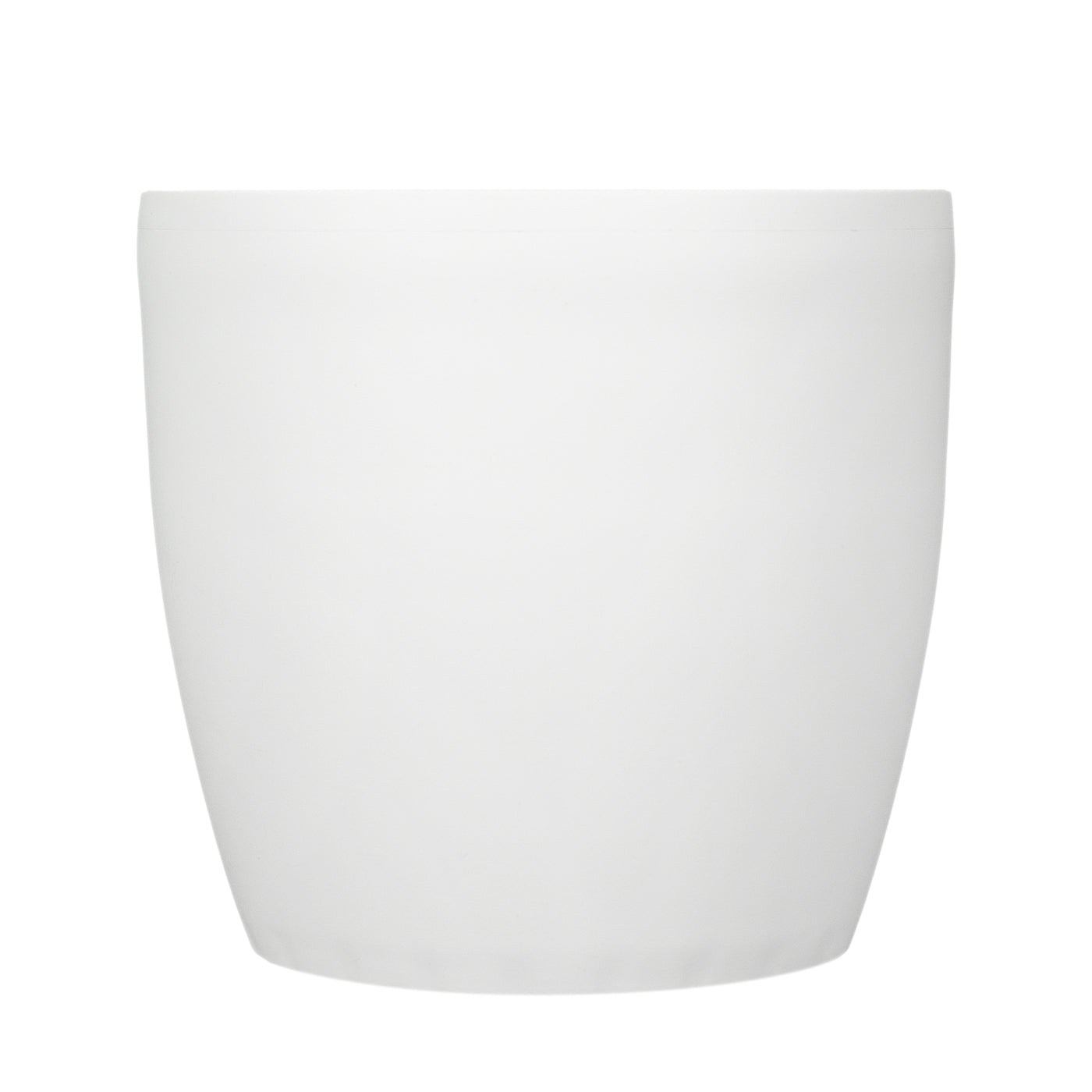 Ghiveci Rotto H12.5xD14 cm. alb mat