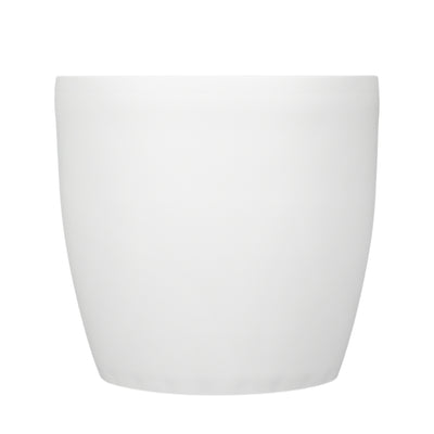 Ghiveci Rotto H12.5xD14 cm. alb mat