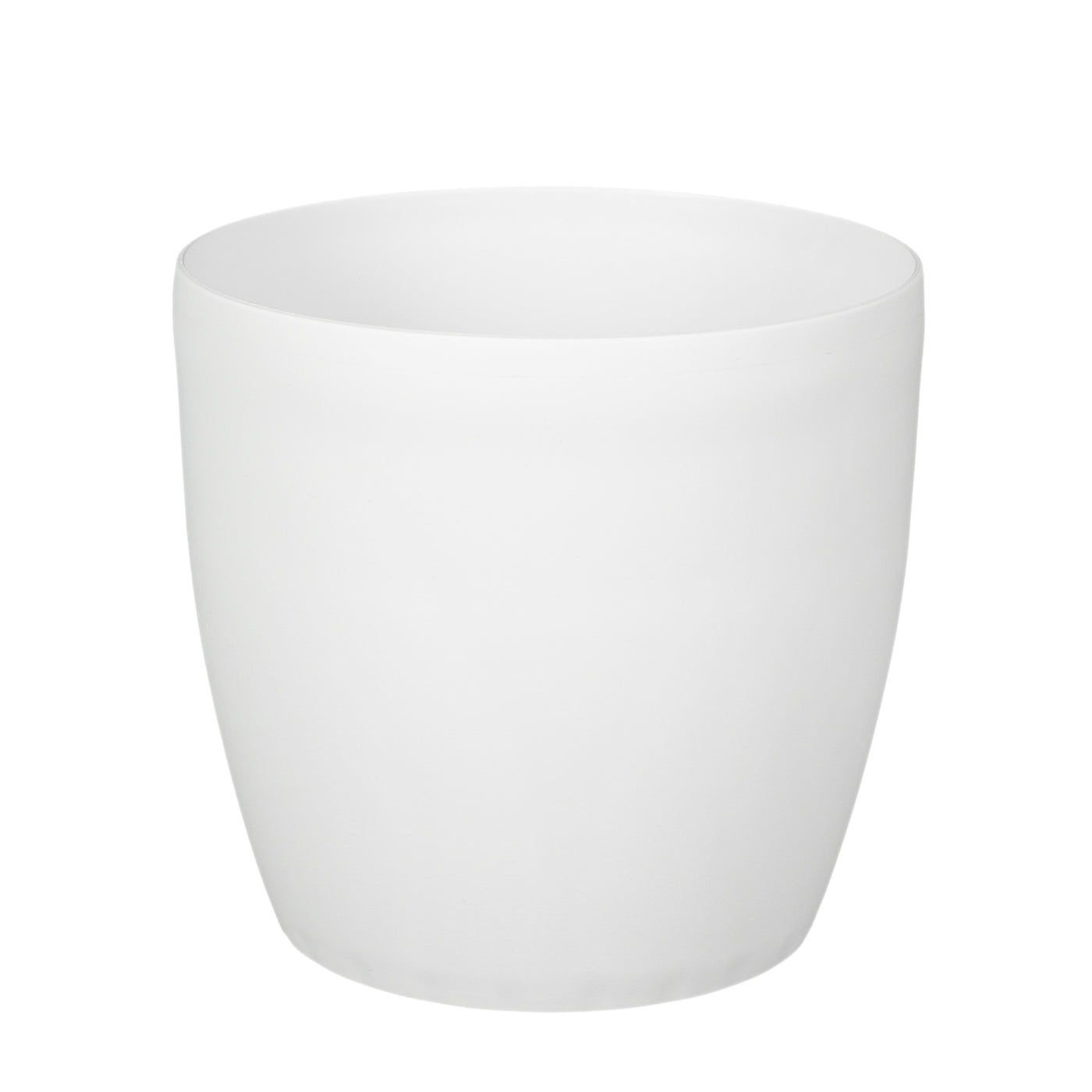 Ghiveci Rotto H12.5xD14 cm. alb mat