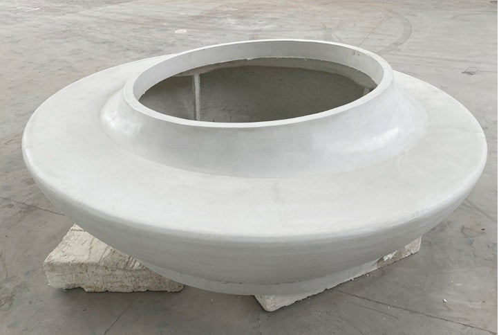 Ghiveci urban bowl cu banca D250 cm