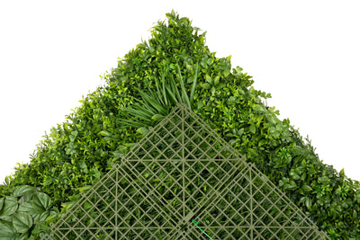 Gradina verticla din plante artificiale 1mp (100x100cm) model V44 la 1mp pentru interior si exterior