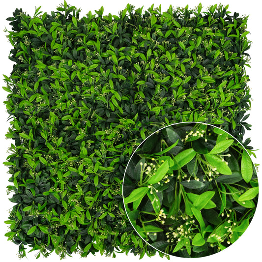 Gradina verticala din plante artificiale 1mp (100x100cm) model V62 pentru interior si exterior