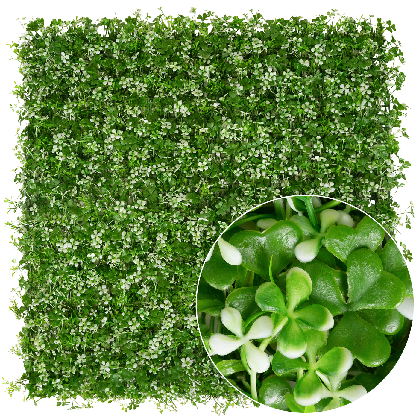 Gradina verticala din plante artificiale 1mp (100x100cm) model V64 pentru interior si exterior