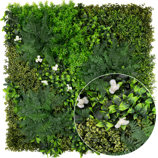 Gradina verticala din plante artificiale 1mp model design V40 pentru interior si exterior