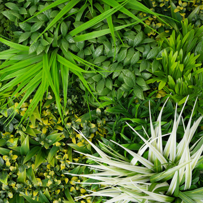 Gradina verticala din plante artificiale 1mp model design V66 pentru interior sau exterior