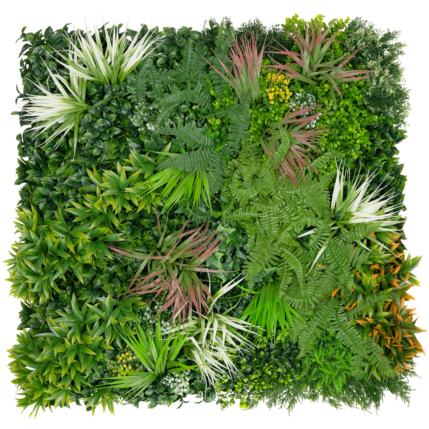 Gradina verticala din plante artificiale 1mp model design V67 pentru interior sau exterior