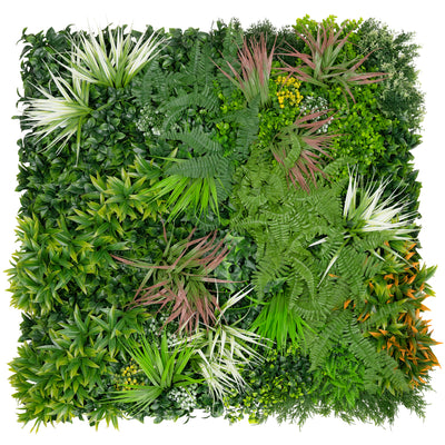 Gradina verticala din plante artificiale 1mp model design V67 pentru interior sau exterior