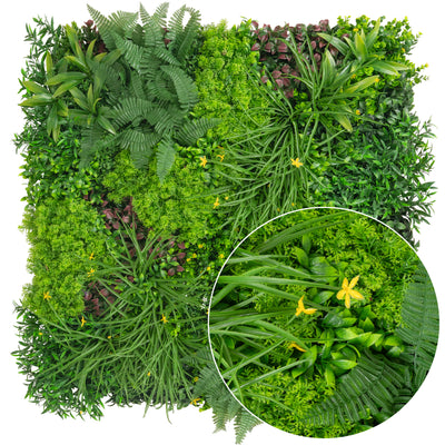 Gradina verticala din plante artificiale 1mp model design V68/2 pentru interior sau exterior