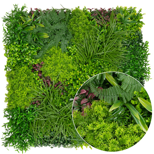 Gradina verticala din plante artificiale design 1mp model design V68 pentru interior sau exterior