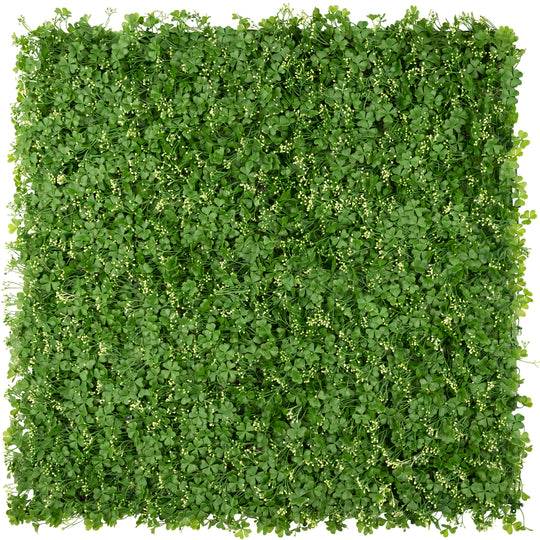Gradina verticala din trifoi inflorit artificial 1mp (100x100cm) model V11 pentru interior si exterior