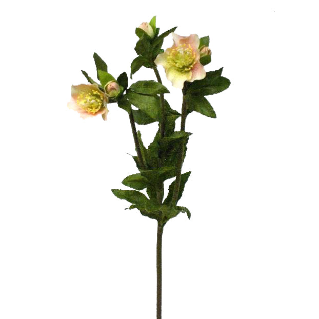 Helleborus artificial roz H63 cm HO