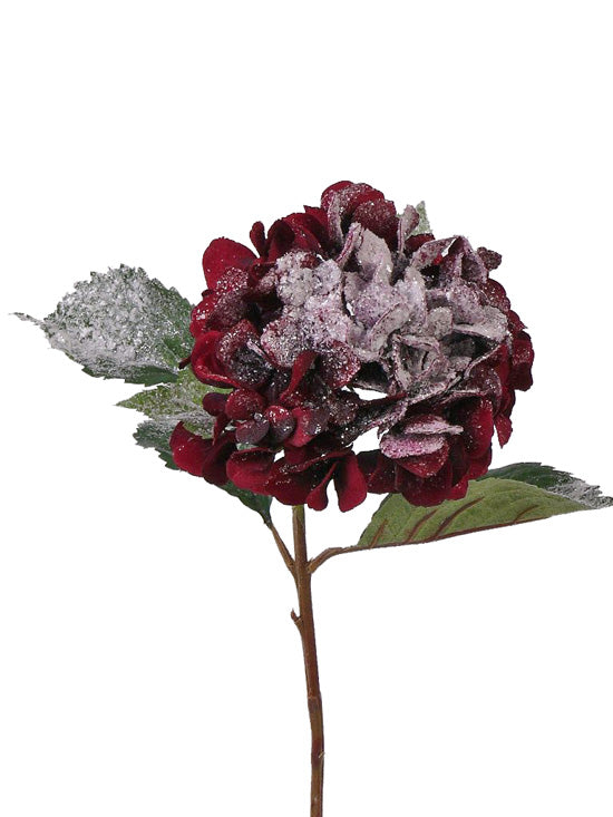 Hortensie artificiala burgundy D15xH70 cm