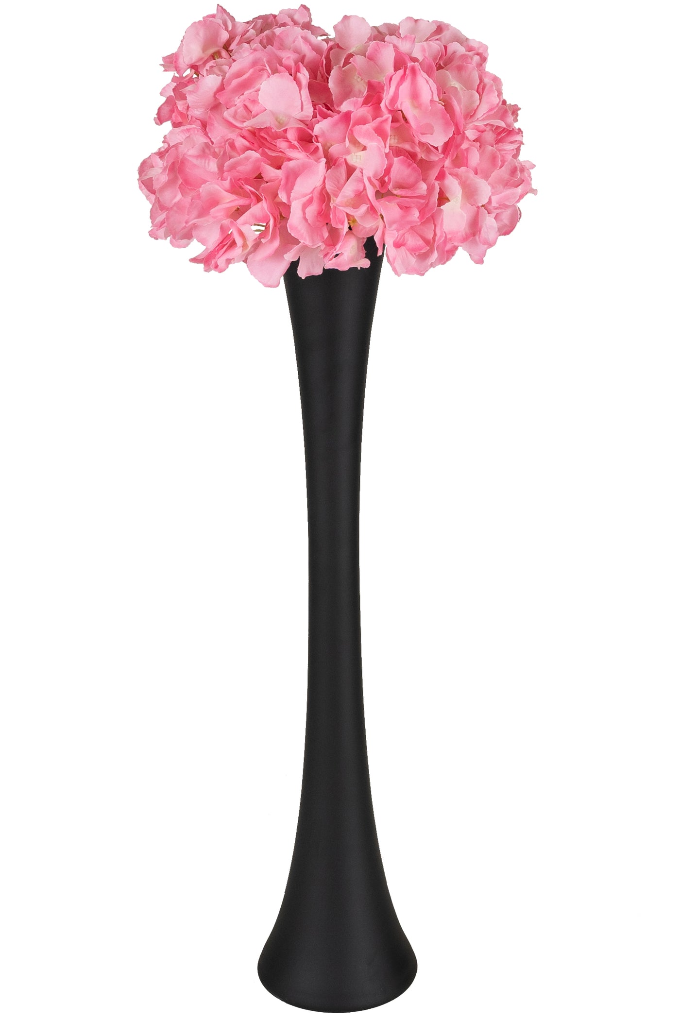 Hortensie artificiala cu 5 flori roz D30xH47cm
