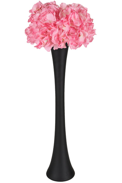 Hortensie artificiala cu 5 flori roz D30xH47cm