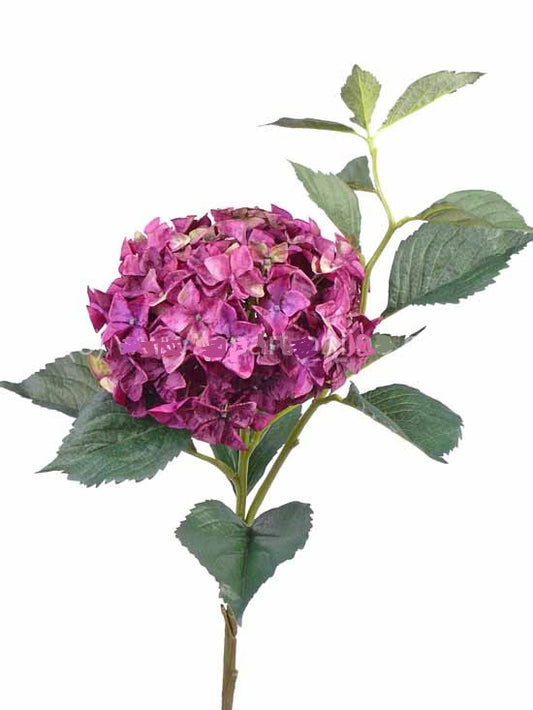 Hortensie artificiala roz cyclame D22xH105 cm