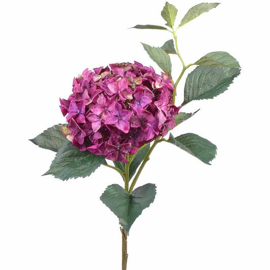 Hortensie artificiala roz cyclame D22xH105 cm