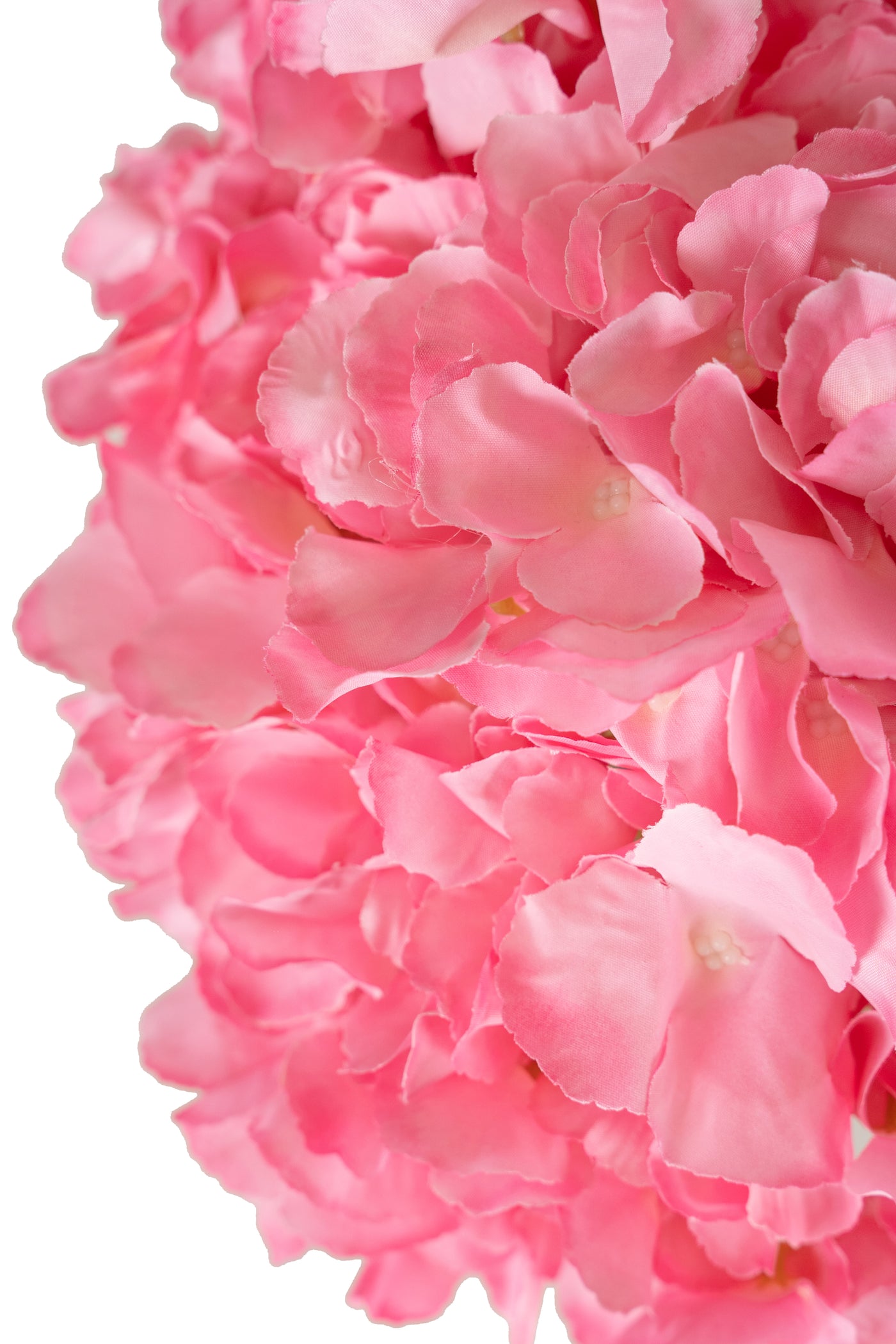 Hortensie artificiala cu 5 flori roz D30xH47cm