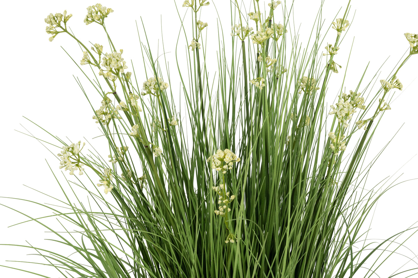Iarba artificiala Onion 100 cm cu 18 flori de praz albe