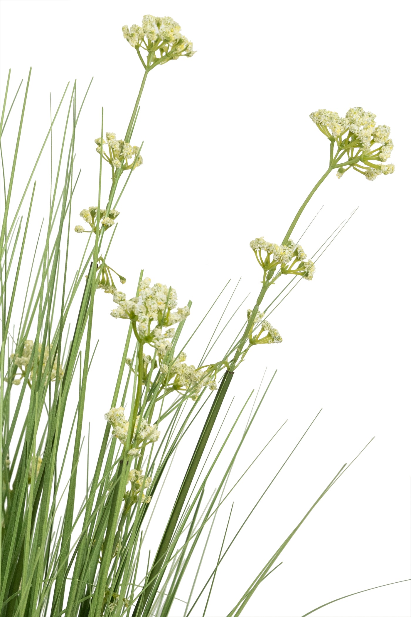 Iarba artificiala Onion 100 cm cu 18 flori de praz albe