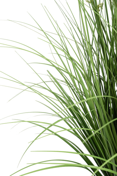 Iarba artificiala Onion 100 cm cu 18 flori de praz albe