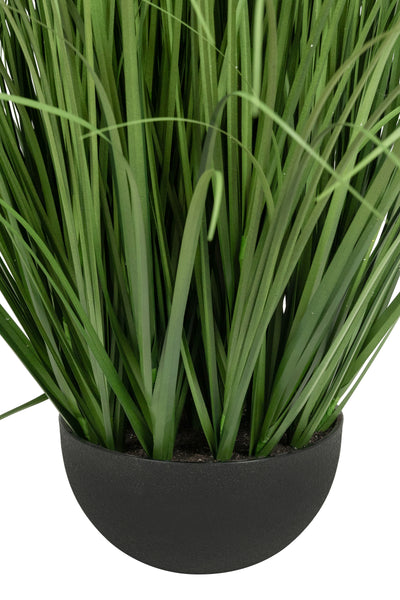 Iarba artificiala Onion 100 cm cu 18 flori de praz albe
