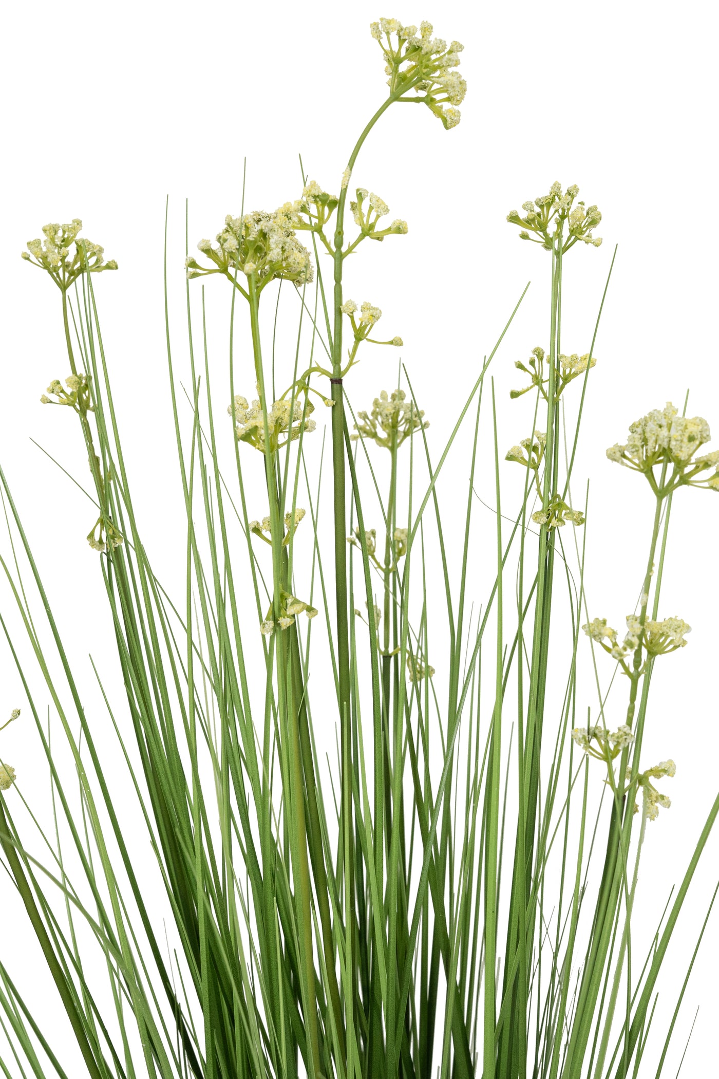 Iarba artificiala Onion 100 cm cu 8 flori de praz albe