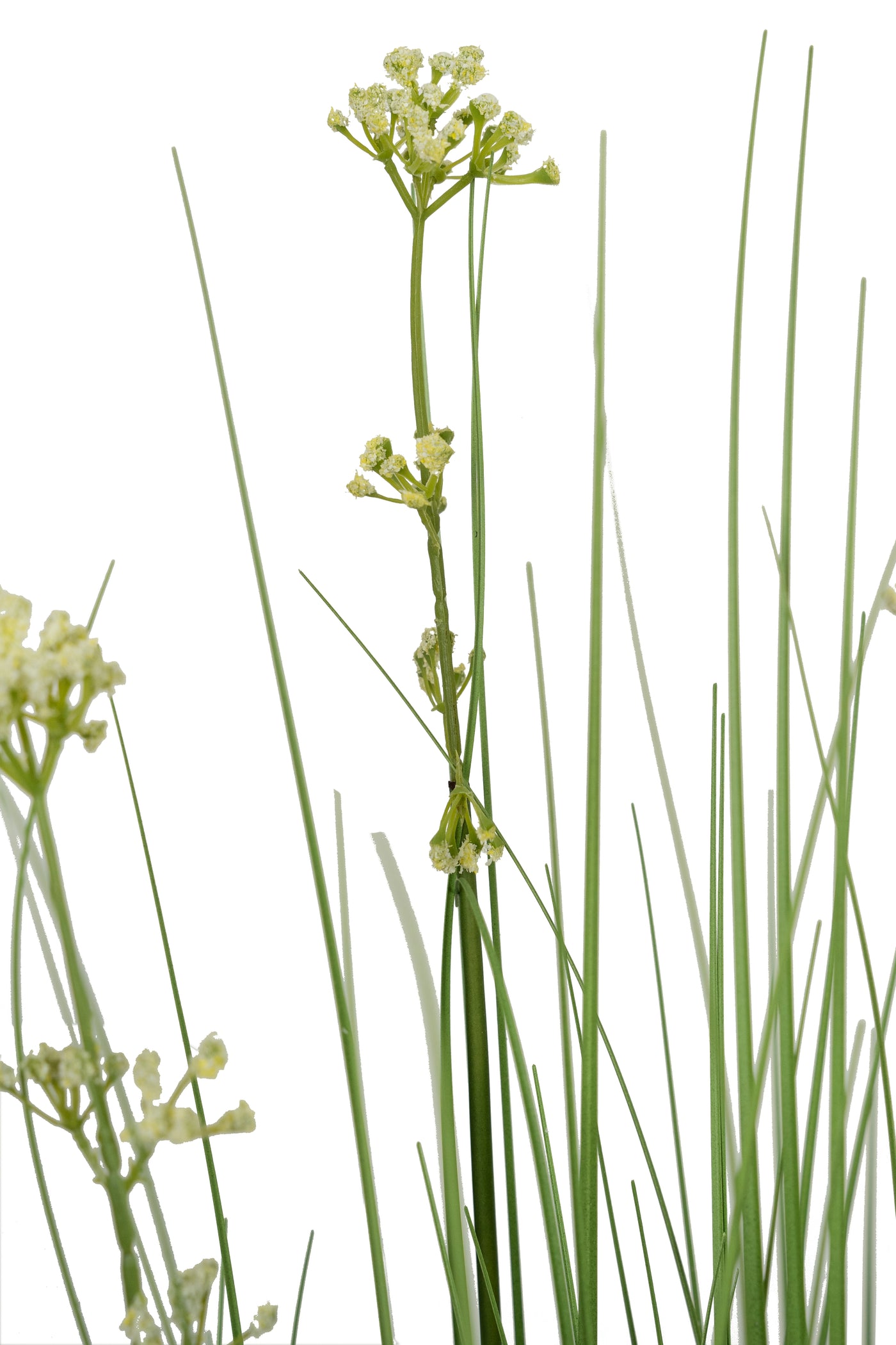 Iarba artificiala Onion 100 cm cu 8 flori de praz albe