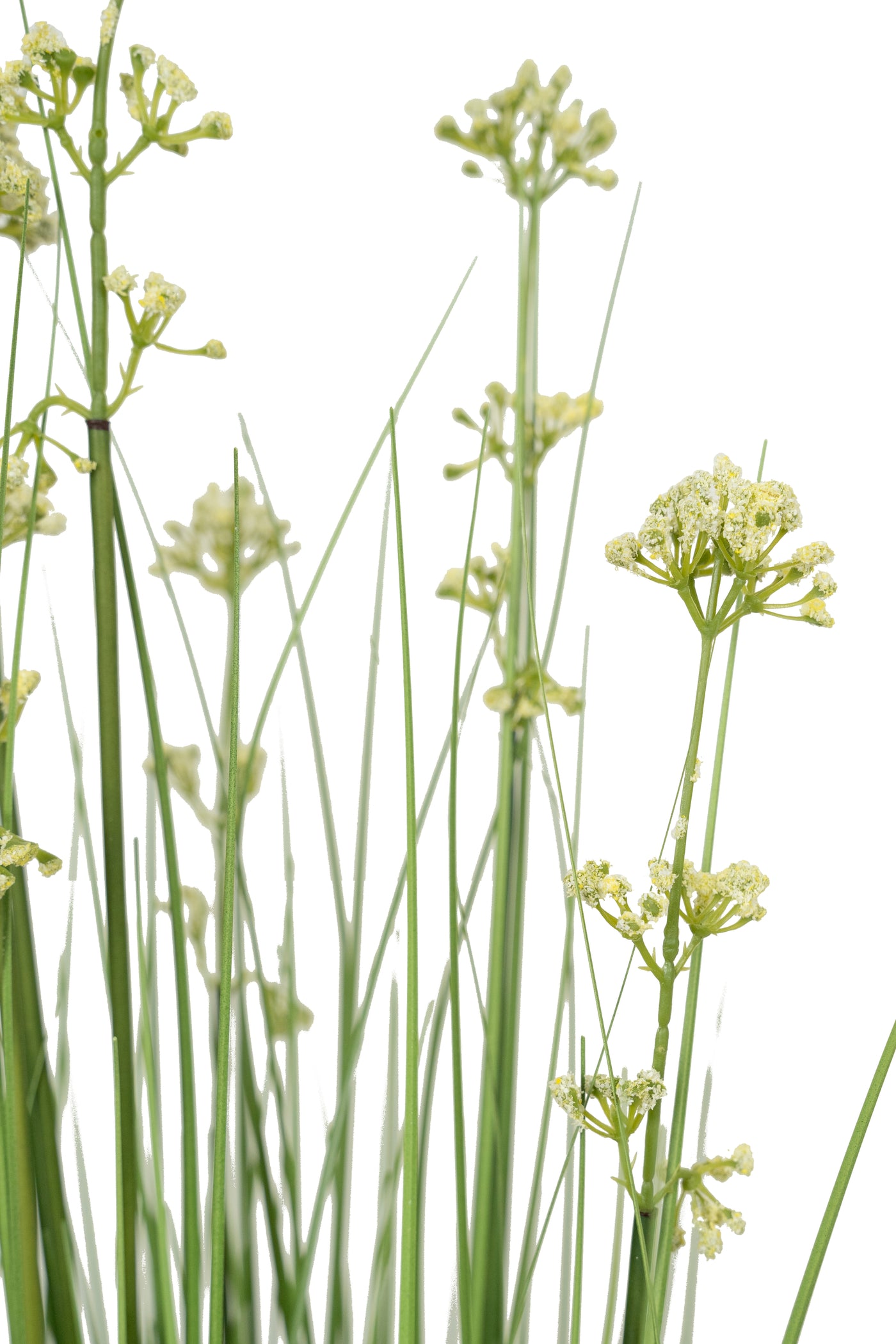 Iarba artificiala Onion 100 cm cu 8 flori de praz albe