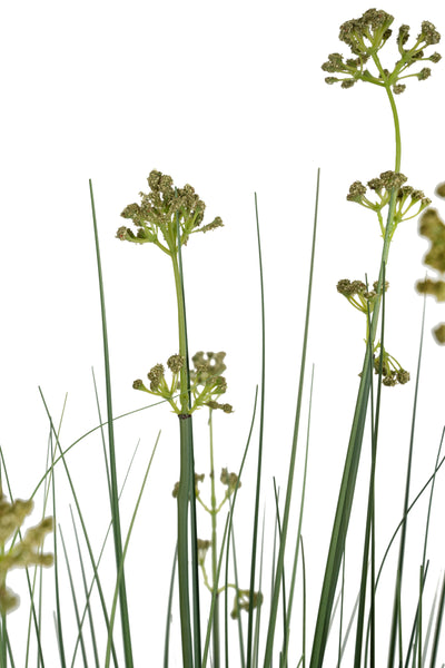 Iarba artificiala Onion 100 cm cu 8 flori de praz verzi