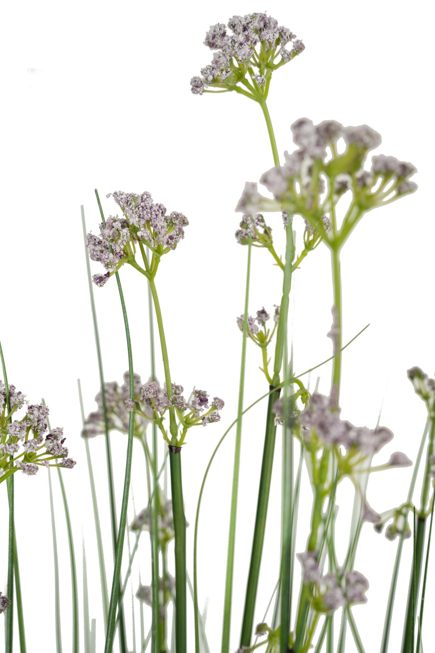Iarba artificiala Onion 100 cm cu 8 flori de praz violet