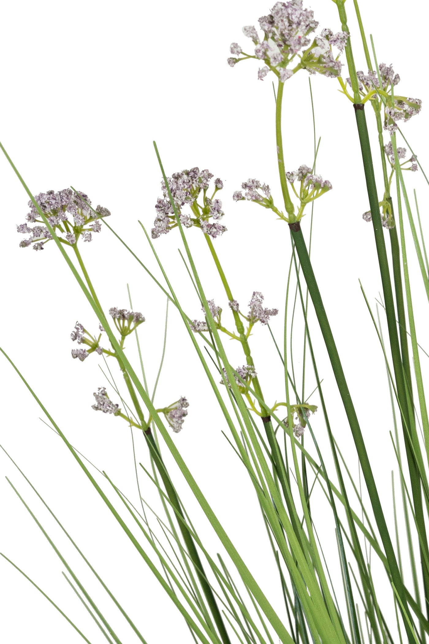 Iarba artificiala Onion 120 cm cu 10 flori de praz violet