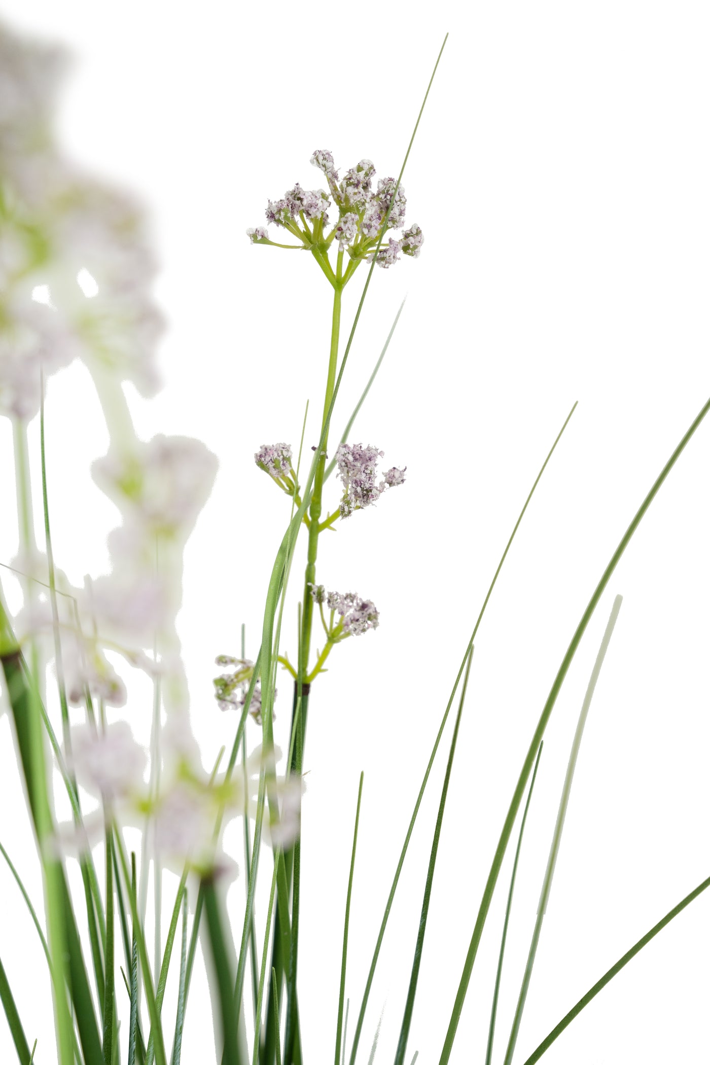 Iarba artificiala Onion 120 cm cu 10 flori de praz violet