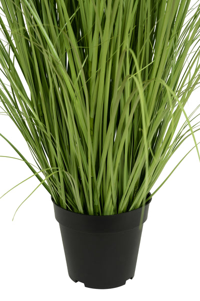 Iarba artificiala Onion 120 cm cu 11 flori de morcov albe