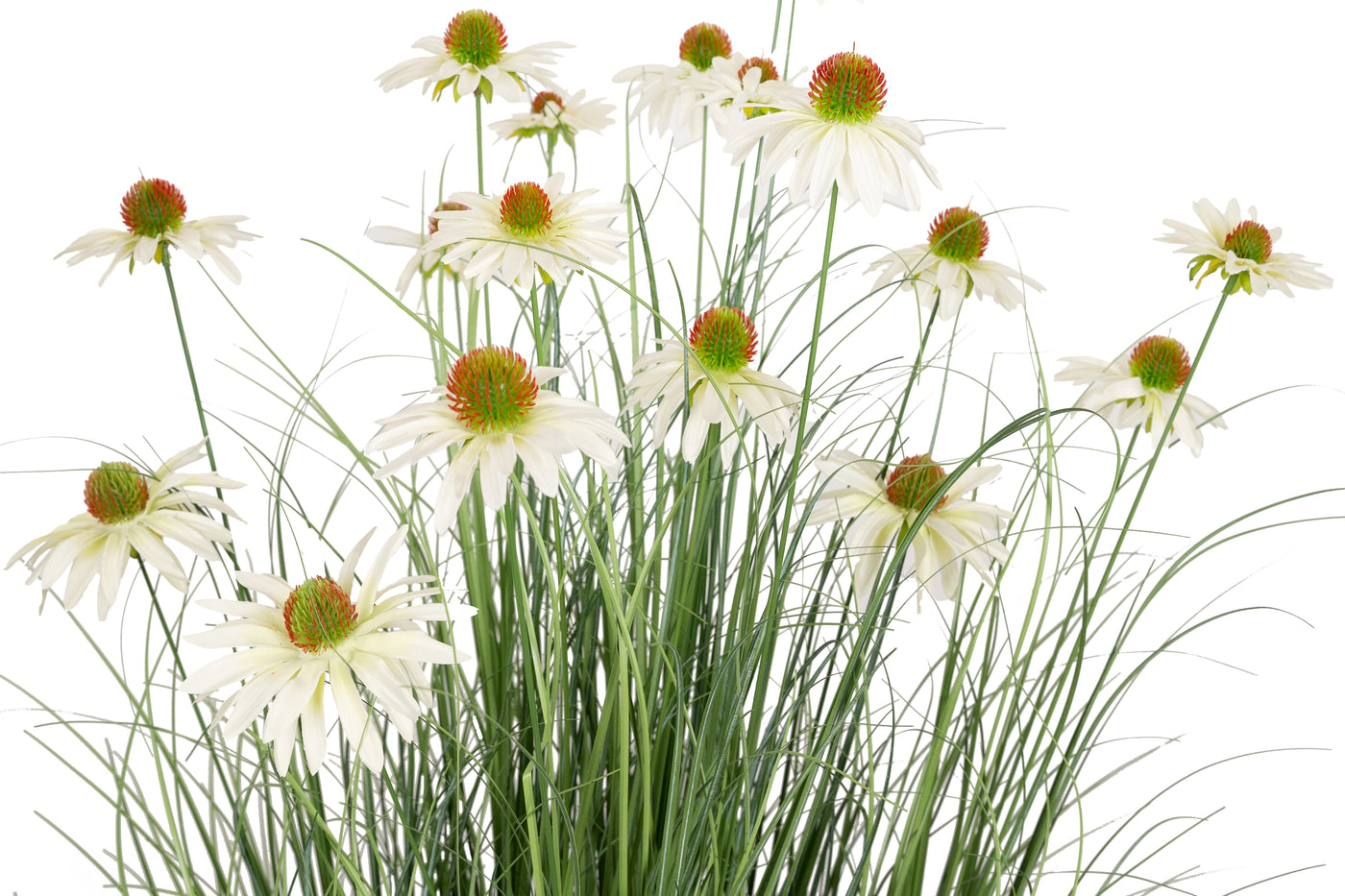 Iarba artificiala Onion 120 cm cu 17 flori de crizantema