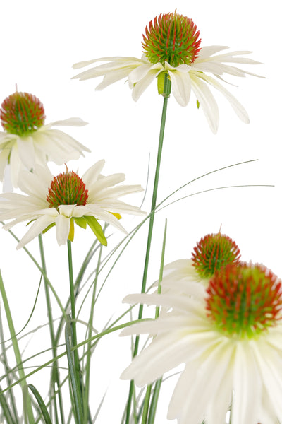 Iarba artificiala Onion 120 cm cu 17 flori de crizantema