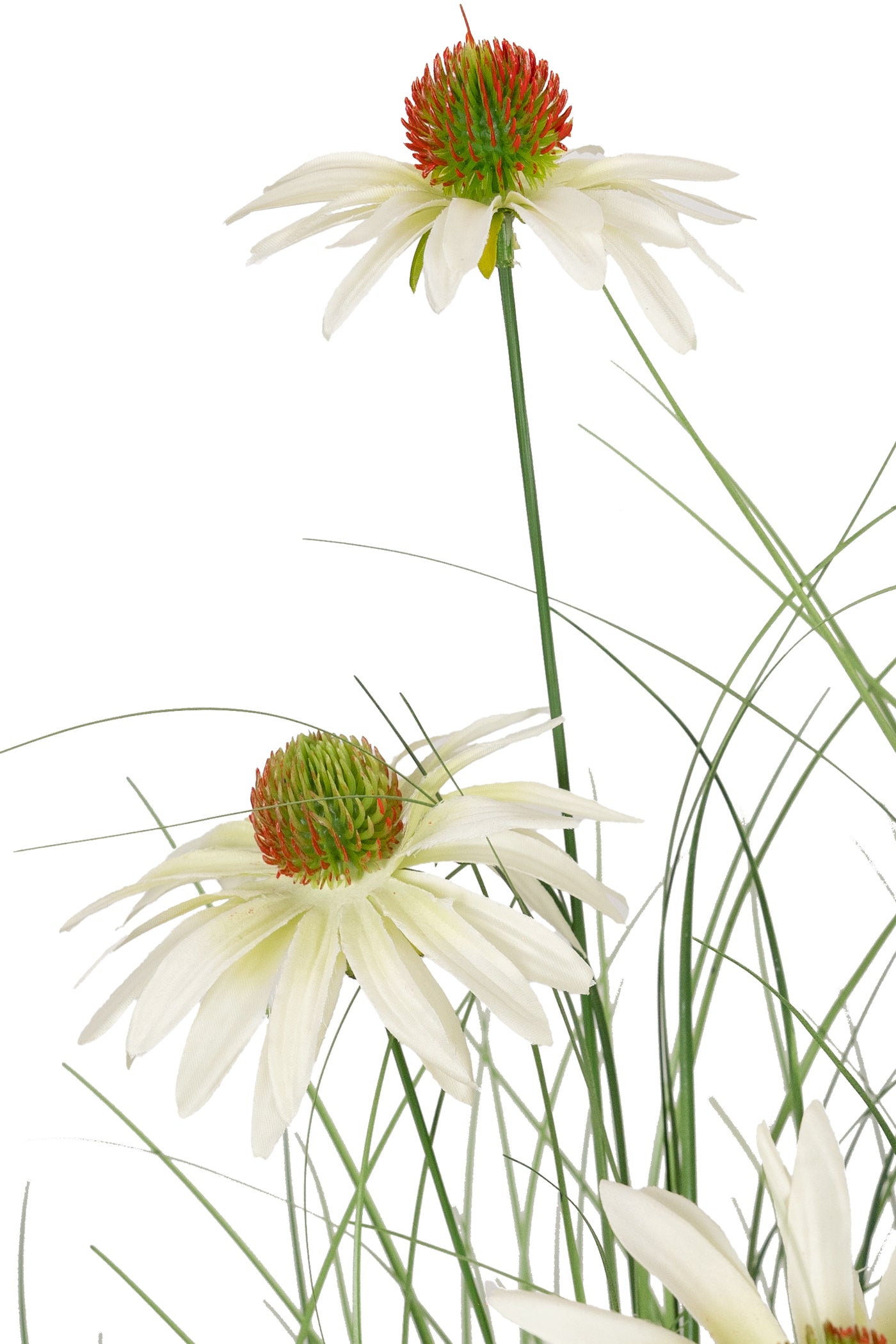 Iarba artificiala Onion 120 cm cu 17 flori de crizantema