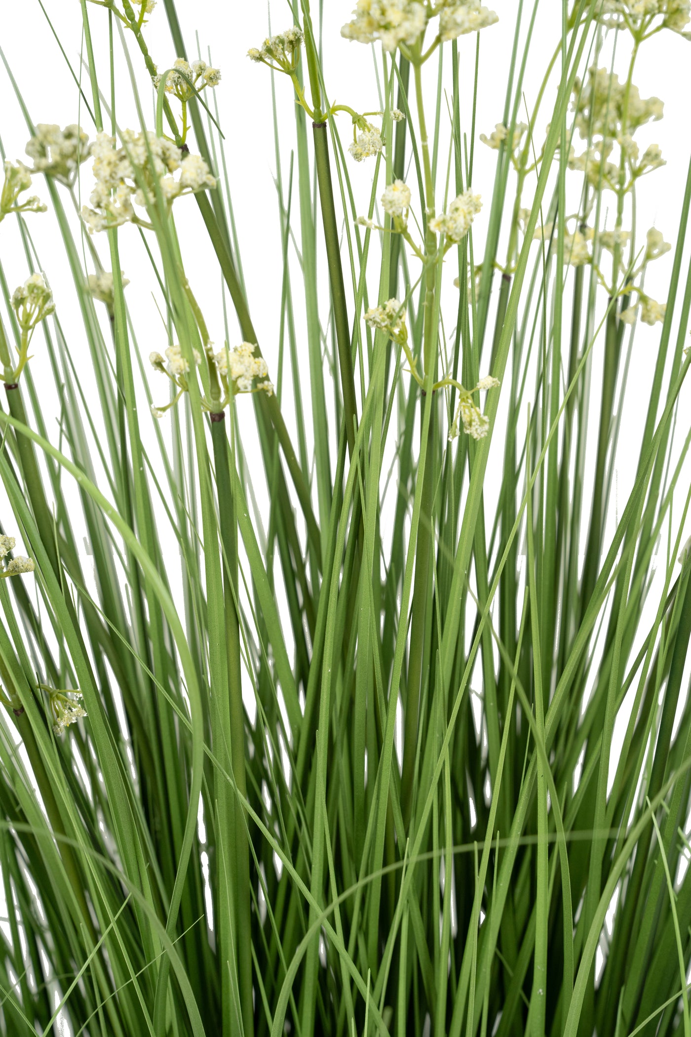Iarba artificiala Onion 120 cm cu 22 flori de praz albe