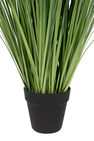 Iarba artificiala Onion 120 cm cu 5 flori de crizantema mov
