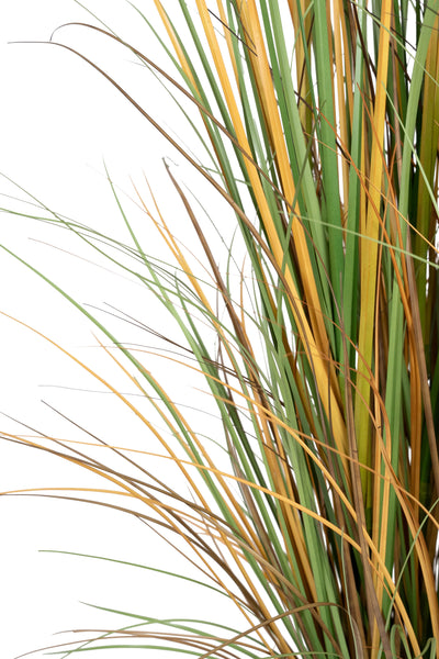 Iarba artificiala Onion 120 cm cu 8 flori albe de crizantema