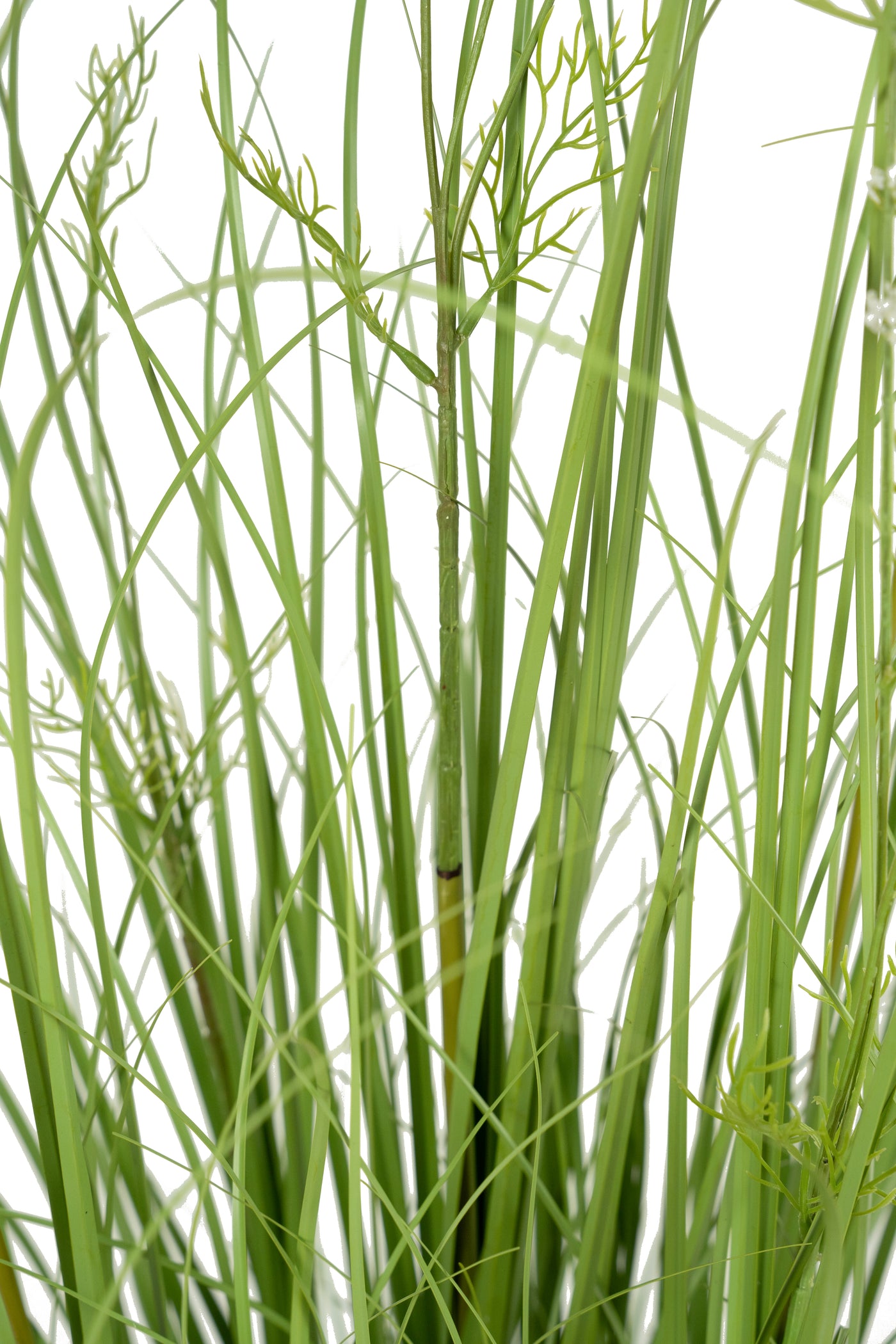 Iarba artificiala Onion 120 cm cu 9 flori de morcov albe