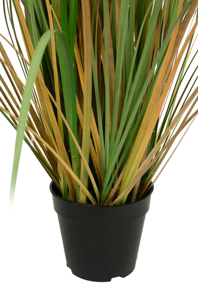 Iarba artificiala Onion 145 cm cu 5 flori naturale de pampas bej