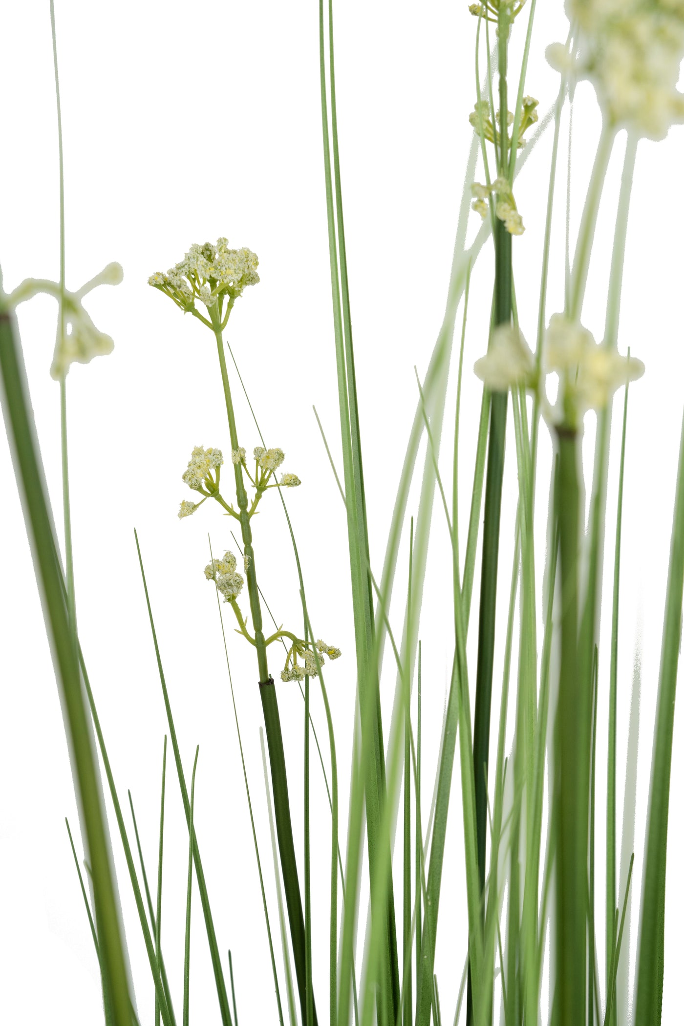 Iarba artificiala Onion 150 cm cu 11 flori de praz albe