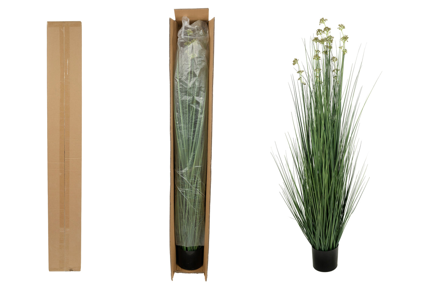 Iarba artificiala Onion 150 cm cu 11 flori de praz verzi