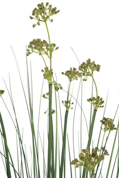 Iarba artificiala Onion 150 cm cu 11 flori de praz verzi
