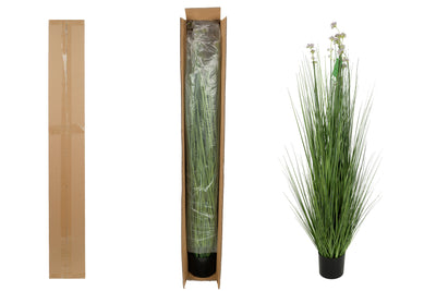 Iarba artificiala Onion 150 cm cu 11 flori de praz violet